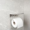 WC popieriaus laikiklis BASE 200 su lentyna |nerūdijantis plienas
